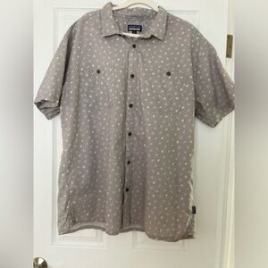 Patagonia hemp and cotton button down xxl